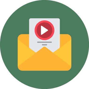 e-posta mektup vektör illüstrasyonu