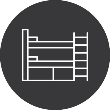 Vektör illüstrasyonu, bina simgesi