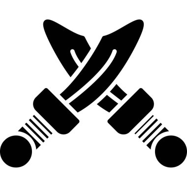 beysbol ve roket ikonu vektör çizimi