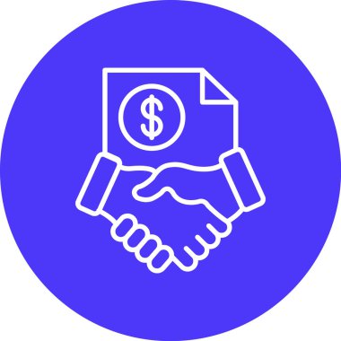 Dolar simgesi vektör illüstrasyonu