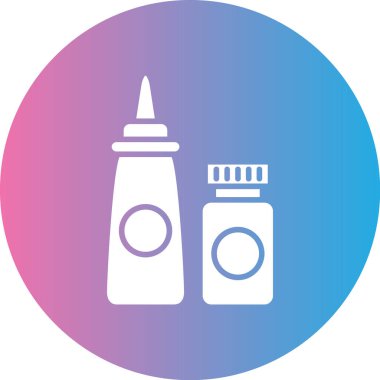 Boya. Web simgesi basit illüstrasyon