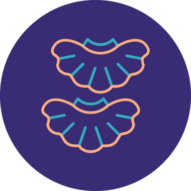 Güzel bir simgenin vektör illüstrasyonu