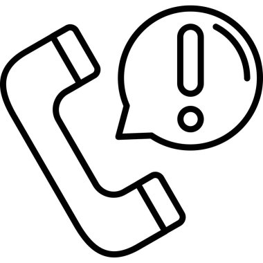 Çağrı. Web simgesi basit illüstrasyon