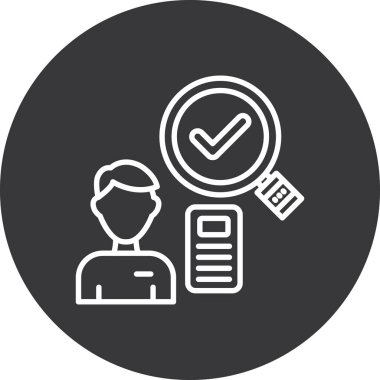 Proje yönetimi simgesi. Beyaz arkaplanda izole edilmiş web tasarımı için iş yönetimi vektör simgesinin basit çizimi