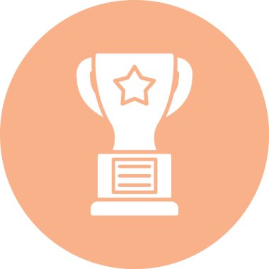 kupa simgesi vektör illüstrasyonu