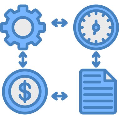 İş ve teknoloji simgesi