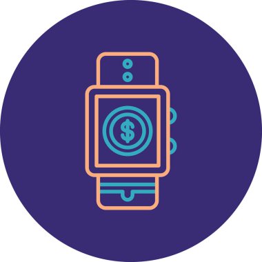 vektör cep telefon simgesi