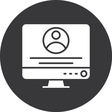 seo modern simgesinin vektör illüstrasyonu