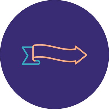 ok simgesi vektör illüstrasyonu