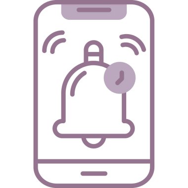 cep telefonu simgesi, satır tasarımı