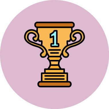 Bardak. Web simgesi basit illüstrasyon