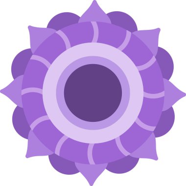 Nilüfer çiçeği, illüstrasyon, vektör, beyaz arkaplanda.