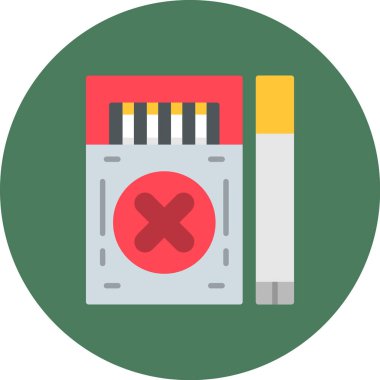 Bir sigaranın vektör illüstrasyonu