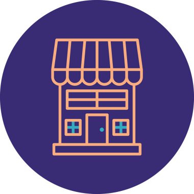 Bir depolama simgesinin vektör çizimi