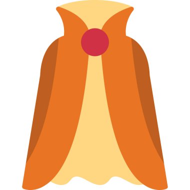 Çizgi film kırmızı zilinin vektör çizimi