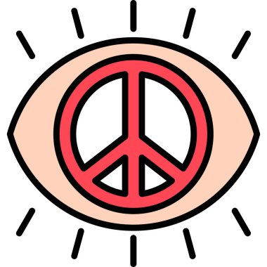 Göz simgesi. Basit tasarım