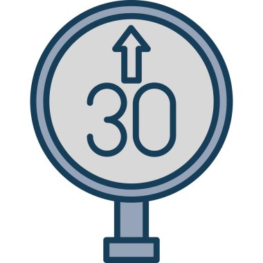 trafik ışığı işareti simge vektör