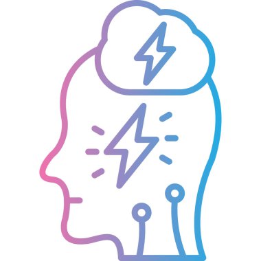 Bir fikrim var. Web simgesi basit illüstrasyon