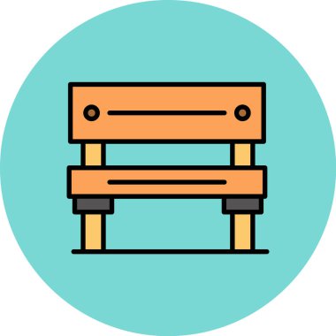 Yedek kulübesinde. vektör illüstrasyonu