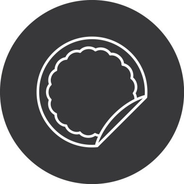 Bir simgenin vektör illüstrasyonu