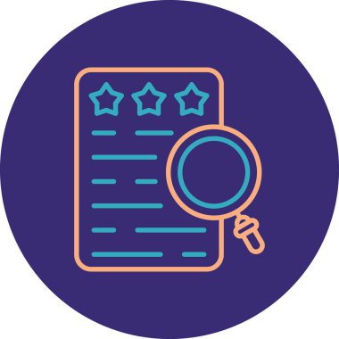 Arama simgesi, vektör illüstrasyonu