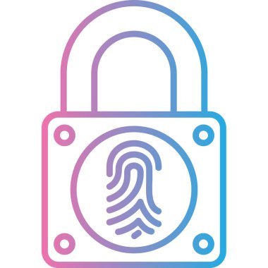 ikon vektör illüstrasyonunu kilitle