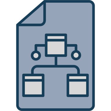 veri depolama vektörü simgesi