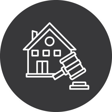 ev simgesi vektör illüstrasyonu