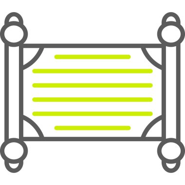 Yeşil ve mavi rengin vektör çizimi