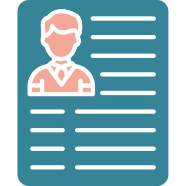 Kimlik kartı. Basit resimleme