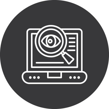 seo modern simgesinin vektör illüstrasyonu