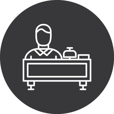 Modern b 'nin vektör illüstrasyonu kahve ikonundan yoksun