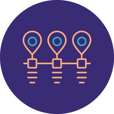 seo modern simgesinin vektör illüstrasyonu