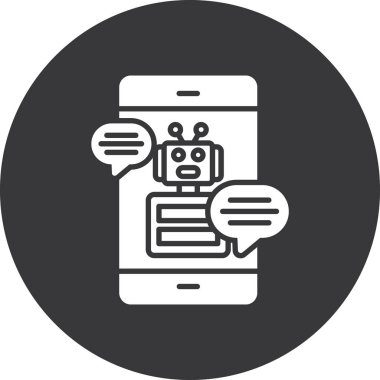 Sohbet ileti simgesi ana hat biçimi