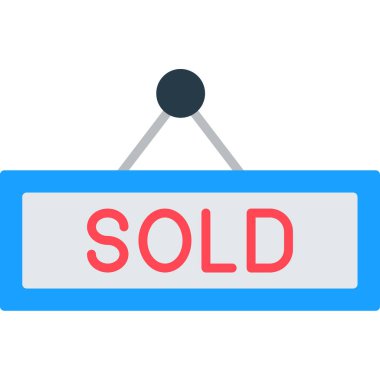 Yumuşak mavi arkaplanda izole edilmiş moda tasarım tarzında işaret simgesi satıldı