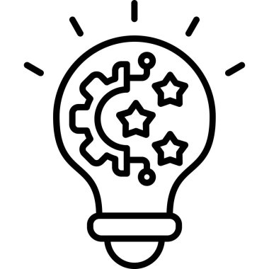 ampul fikri ışık simgesi