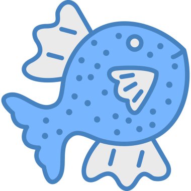 balık yemi simgesi - ana hatlarıyla