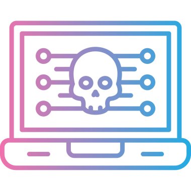 Siber saldırı. Web simgesi