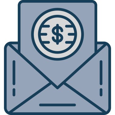 e-posta simgesi ana hat biçiminde