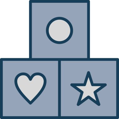 kutu favori simgesi - taslak biçimi