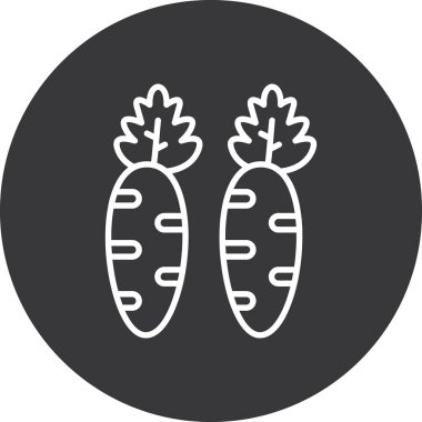 Gıda simgesinin vektör illüstrasyonu