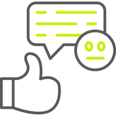 Geri bildirim. Web simgesi vektör illüstrasyonu