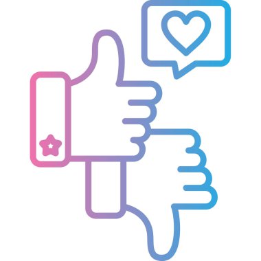 Simge gibi bir elle, vektör illüstrasyonu