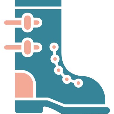 Mavi arka planı olan mavi ve pembe çorapların vektör çizimi