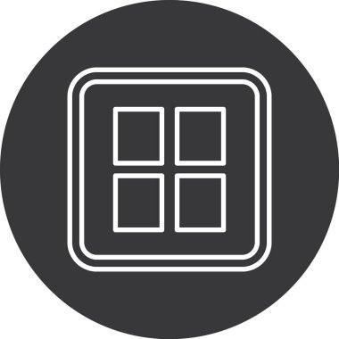 Otel vektör simgesi modern illüstrasyon