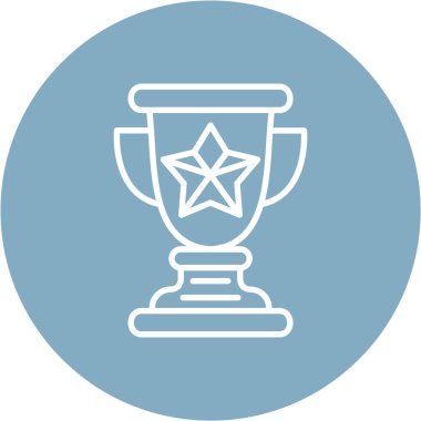 Kupa. Web simgesi basit tasarım