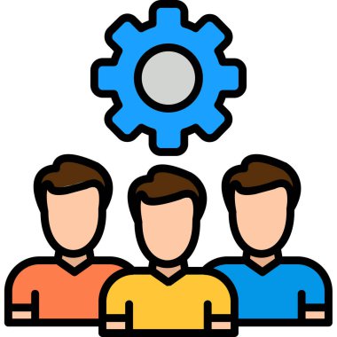 iş takımı vektör simgesi