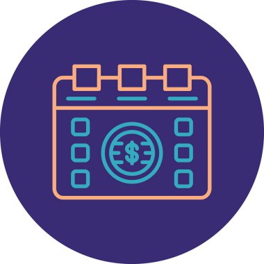 Modern simgenin vektör illüstrasyonu