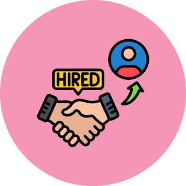 Tokalaşın. Web simgesi basit illüstrasyon