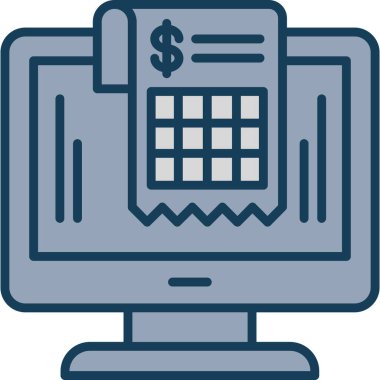 Banka kartı. Basit illüstrasyon